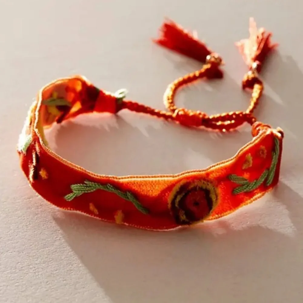 Free People Eternal Friendship Bracelet - Orange | NWT
